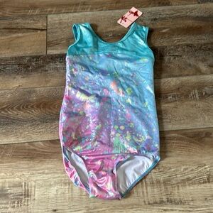 Girls Leotard Shiny Size 11/12 Gymnastics Dance